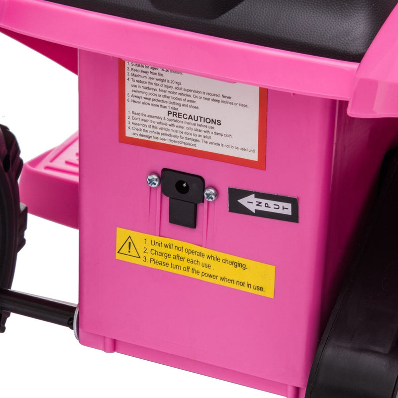 Electric 4 Wheeler ATV Ride-On Toy for Toddlers (Ages 1-3) - Powered by 6V Battery