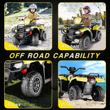 Electric 4-Wheeler ATV Quad for Kids with AUX & USB Port - Perfect Gift!