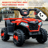 Electric 6V ATV 4-Wheeled Beach Ride-On Car for Kids - Battery Powered Toy for Christmas Gift