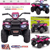 Electric ATV 4-Wheeler for Kids with USB and AUX Port - 12V Battery Powered Ride-On Car