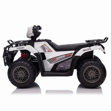 Electric ATV 4-Wheeler for Kids with USB and AUX Port - 12V Battery Powered Ride-On Car