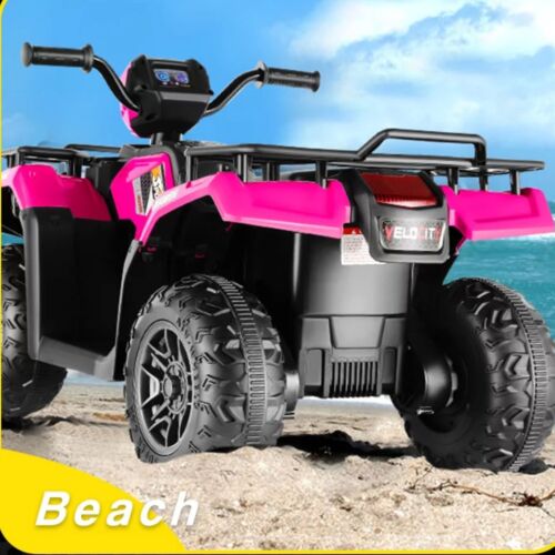 Electric ATV 4-Wheeler for Kids with USB and AUX Ports - 12V Battery Powered Ride-On Car