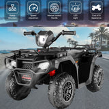 Electric ATV 4-Wheeler for Kids with USB and AUX Ports - 12V Battery Powered Ride-On Car