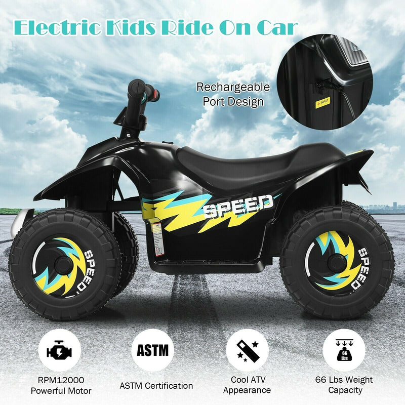 Electric ATV 4 Wheels Ride-On Toy for Kids (6V)
