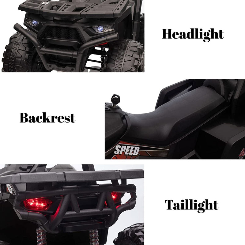Electric ATV Truck for Kids Ages 3-8: 24V Ride-On Power Wheel in 4 Vibrant Colors