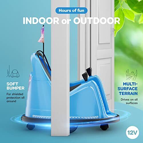 Electric Bumper Car for Kids & Toddlers - 12V 2-Speed Ride-On for Ages 1-5 Years