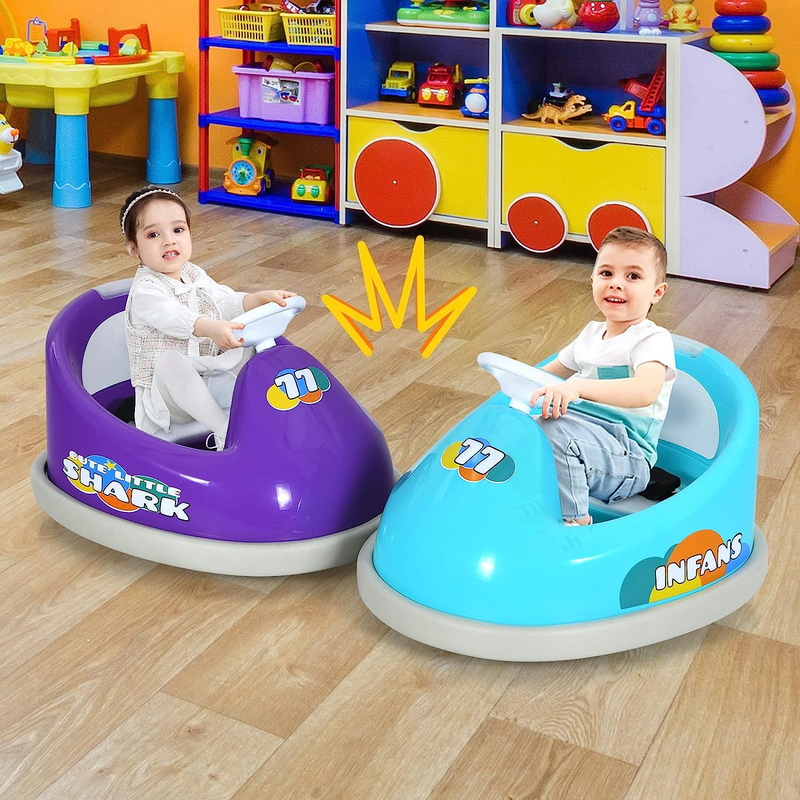 Electric Bumper Car for Kids with 2 Driving Modes and 360 Degree Rotation