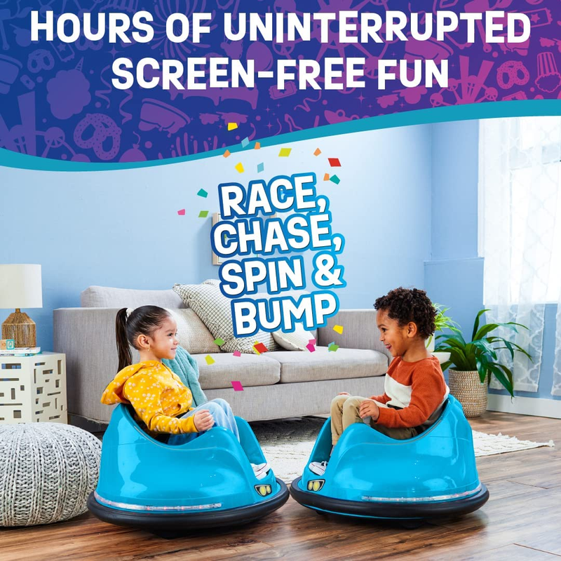 Electric Bumper Car for Toddlers and Kids - Fun and Safe Ride-On Toy for Ages 1 and Up