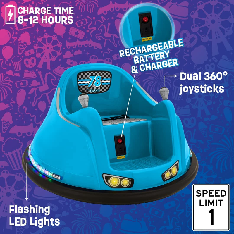 Electric Bumper Car for Toddlers and Kids - Fun and Safe Ride-On Toy for Little Ones!