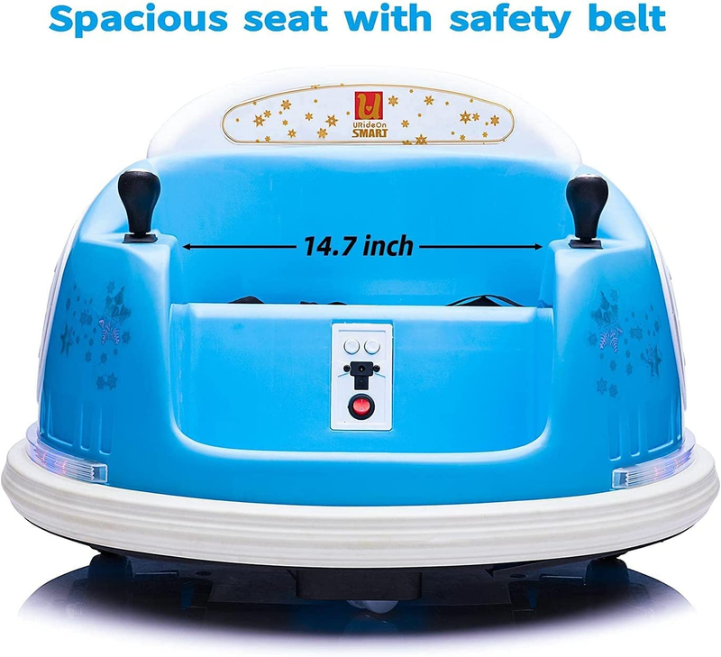 Electric Bumper Car Ride-On Toy for Kids with Remote Control - 6V