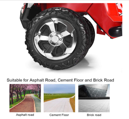 Electric Car for Kids Ages 3-8 with Lights and MP3 Input for Driving and Playtime