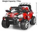 Electric Car for Kids Ages 3-8 with Lights and MP3 Input for Driving and Playtime