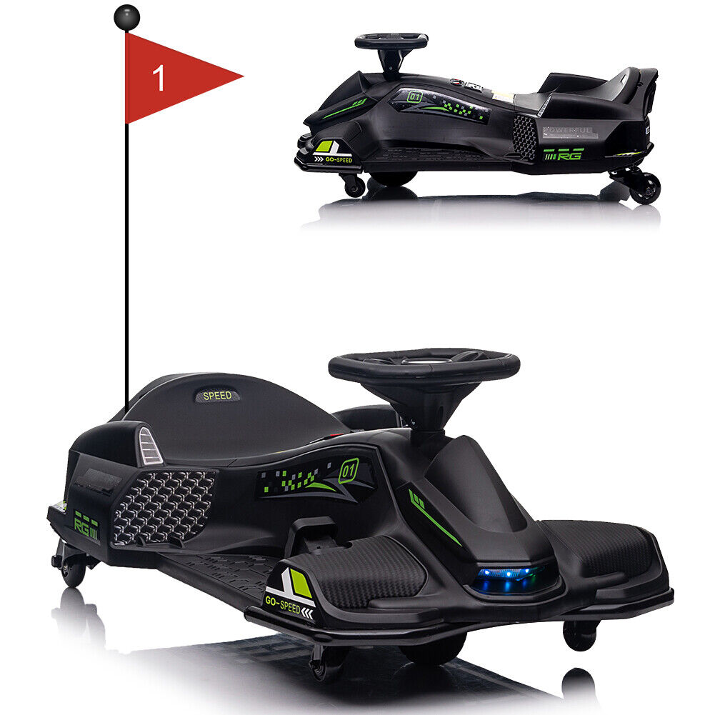 Electric Drift Car for Kids: High-Speed Ride-On Cart with 24V Power