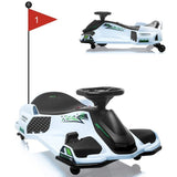 Electric Drifting Go-Kart for Kids with Music and LED Lights - 24V Ride-On Drift Car