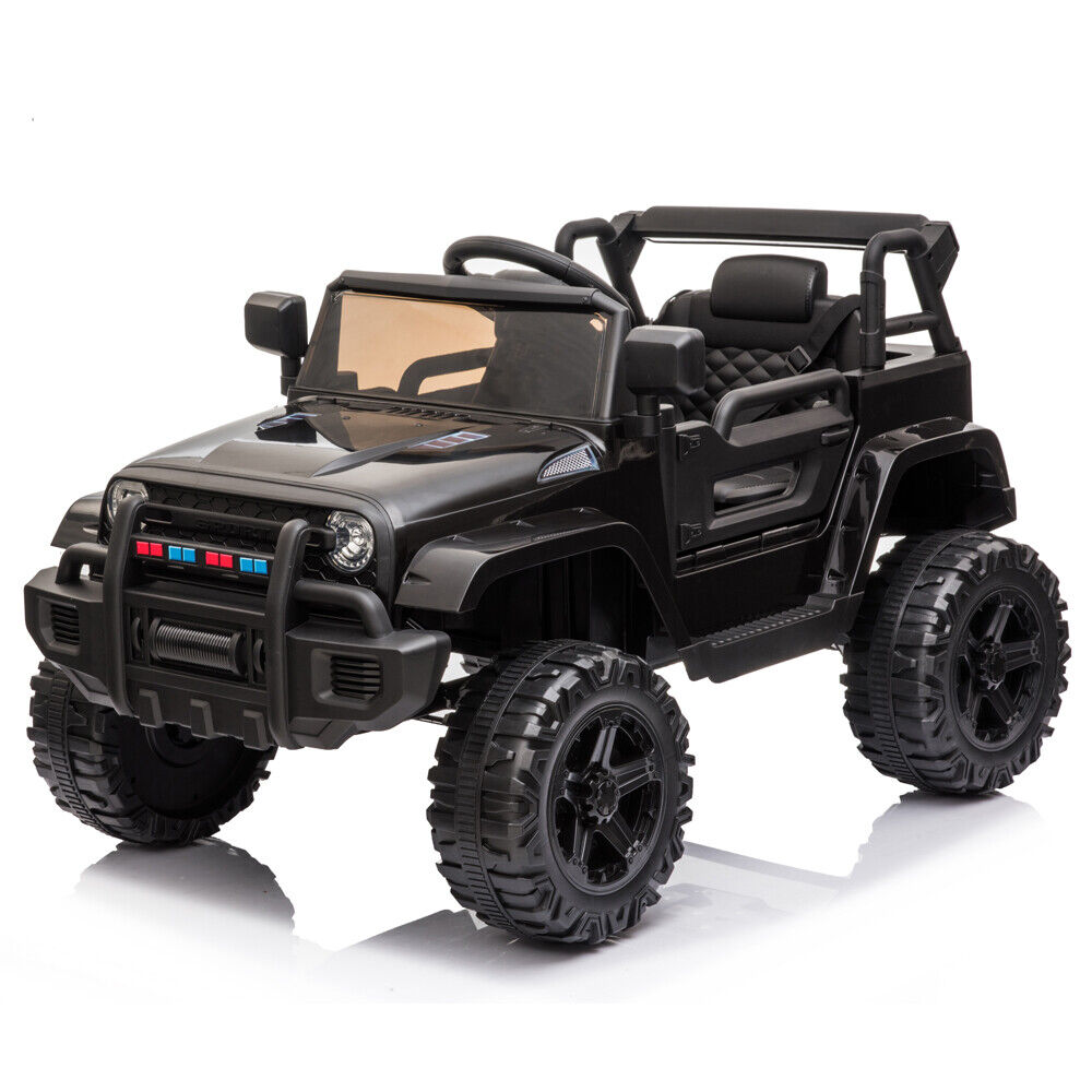 Electric Dual Drive Kids Ride On Car with Remote Control - Battery Powered Toy Vehicle