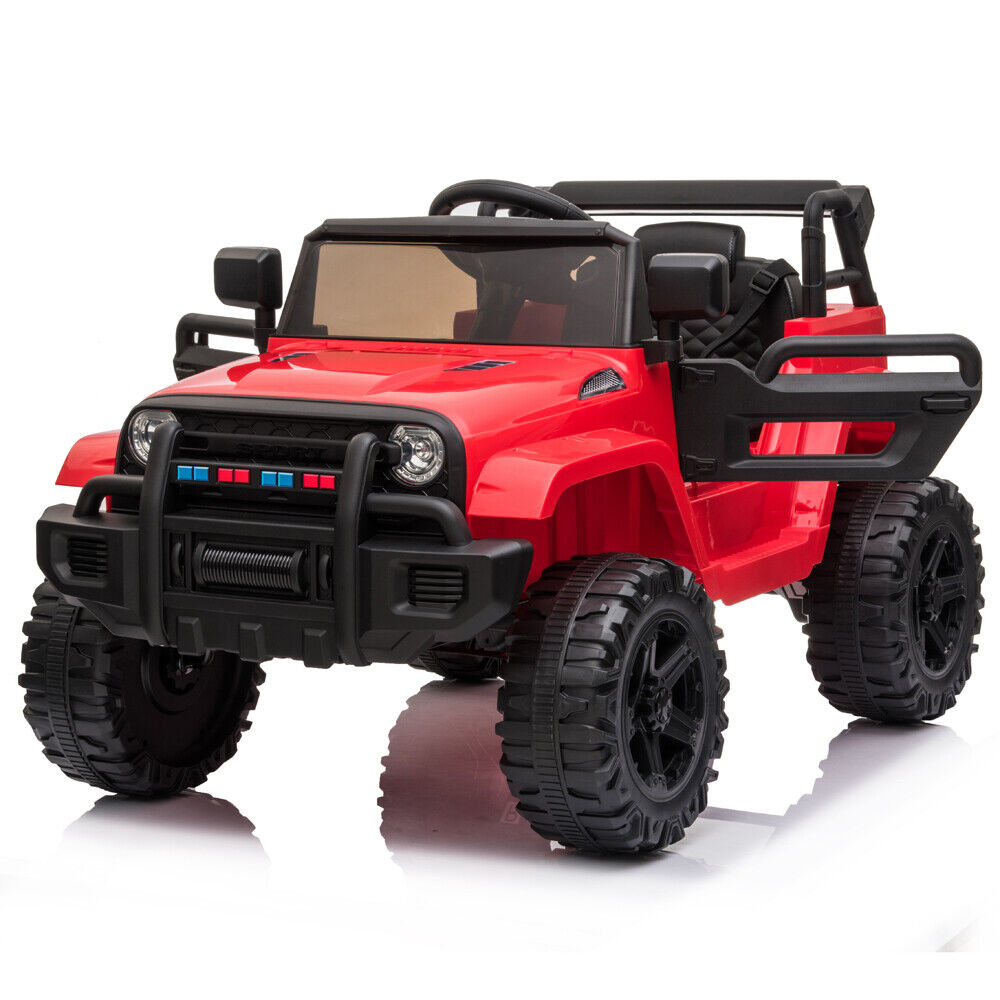 Electric Dual Drive Kids Ride On Car with Remote Control - Battery Powered Toy Vehicle