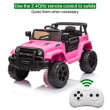 Electric Dual Drive Kids Ride On Car with Remote Control - Battery Powered Toy Vehicle