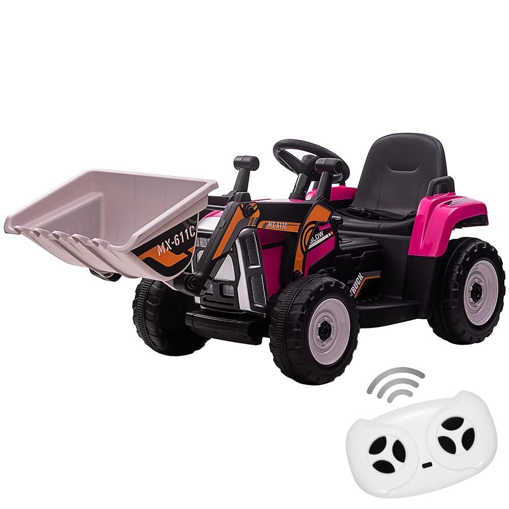 Electric Excavator Digger Ride-On Toy for Kids - 12V Battery Powered Outdoor Play Vehicle