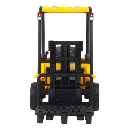 Electric Forklift Toy Car with 3 Speeds, Lifting Rod, and Remote Control for Kids
