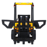 Electric Forklift Toy Car with 3 Speeds, Lifting Rod, and Remote Control for Kids