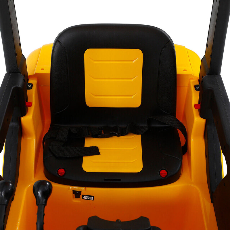 Electric Forklift Toy Car with 3 Speeds, Lifting Rod, and Remote Control for Kids