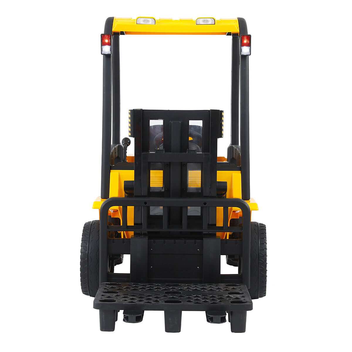 Electric Ride-On Car for Kids with Remote Control and Lifting Forklift Frame