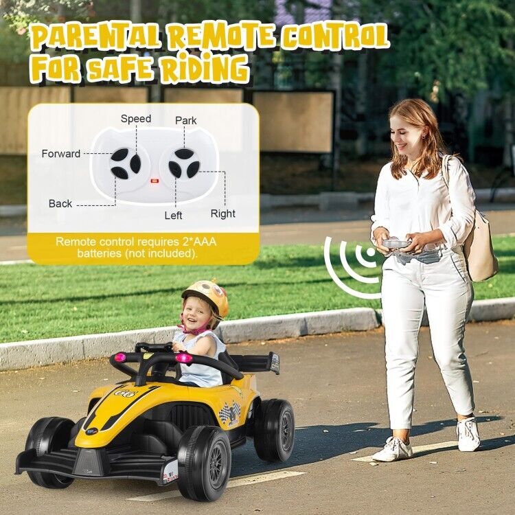 Electric Formula Racing Car for Kids with Remote Control - Perfect for Little Racers!