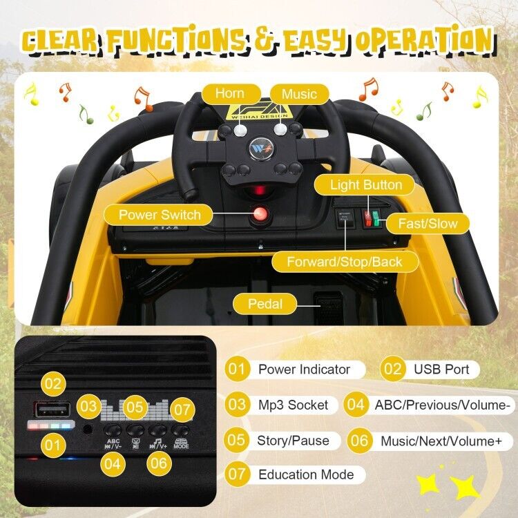 Electric Formula Racing Car for Kids with Remote Control - Perfect for Little Racers!