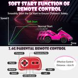 Electric Go Cart for Kids with Remote Control and Safety Features
