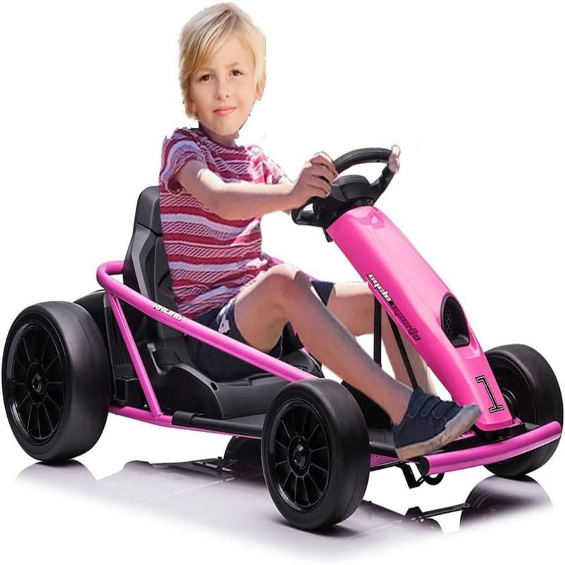 High-Speed Electric Go Kart for Kids - Perfect Racing Toy Gift!