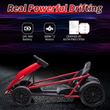 High-Speed Electric Go Kart for Kids - Perfect Racing Toy Gift (24V, 8MPH)