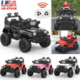 Electric Jeep Toy Truck for Kids - 12V Ride On Car with Remote Control - Perfect Christmas Gift