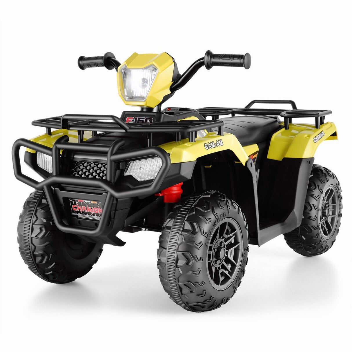 Electric Kids Ride On ATV with Music, LED Lights, and AUX/USB Port - 12V 4-Wheeler Quad