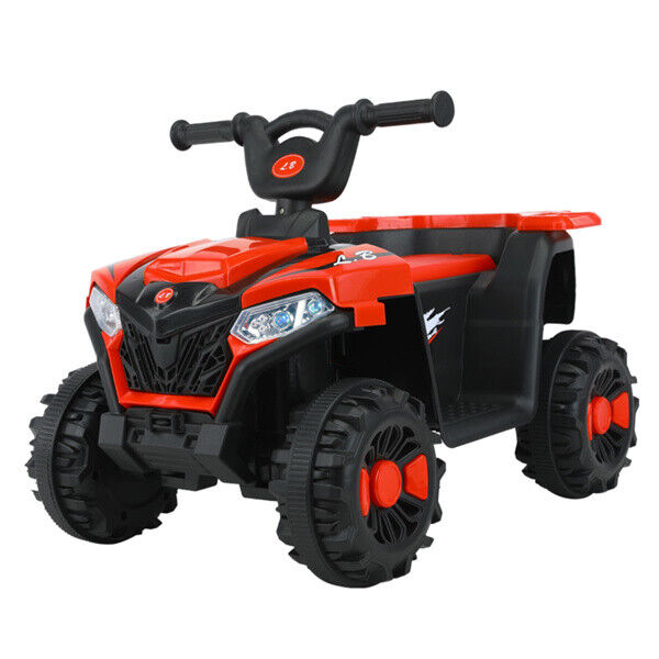 Electric Kids ATV: 6V Battery-Powered 4-Wheeled Beach Ride-On Car