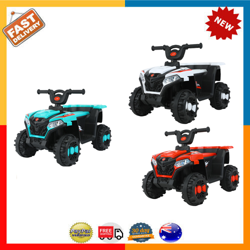 Electric Kids ATV: 6V Battery-Powered 4-Wheeled Beach Ride-On Car