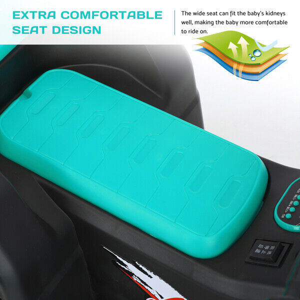 Electric Kids ATV: 6V Battery-Powered 4-Wheeled Beach Ride-On Car