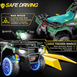 Electric 4-Wheeler Quad for Kids with 12V Battery and 2X30W Motor, USB Compatible