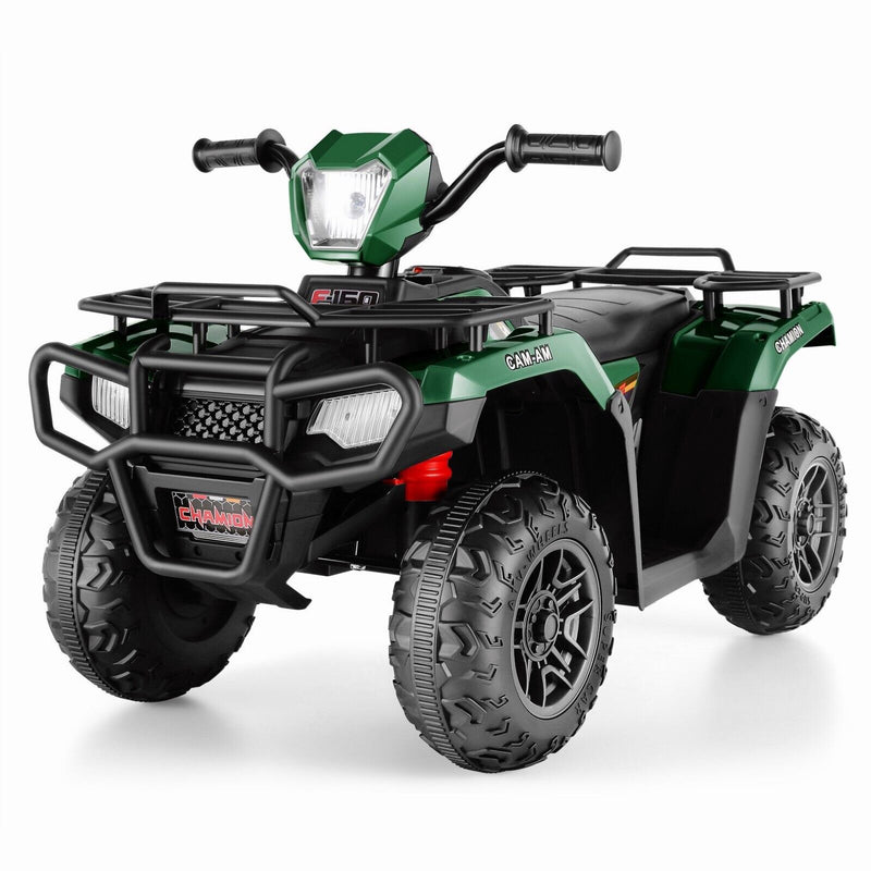 Electric Kids ATV Ride On Car with Music, LED Lights, and USB Charger - 12V 4-Wheeler for Endless Fun!