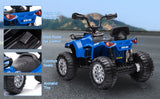 Electric Kids ATV Toy Car with LED Lights, Music, and USB - 12V Quad 4-Wheeler