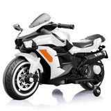 Electric Kids Motorbike with Rechargeable Battery - White