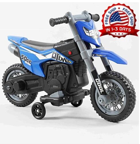 Electric Kids' Off-Road Motorcycle with Training Wheels - Perfect Gift for Little Riders