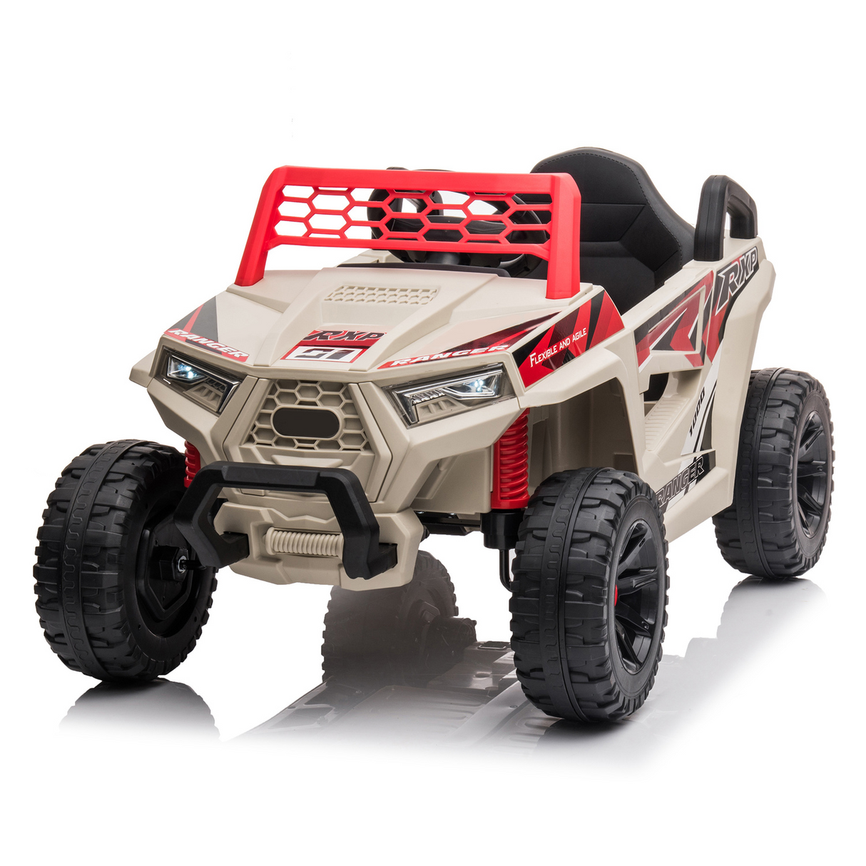 12V Electric Ride-On Quad Car for Kids with MP3 and Horn
