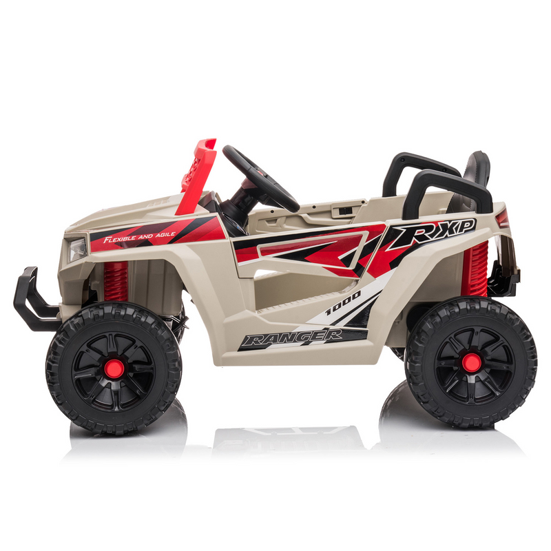 Electric Kids Quad Car Toy with MP3 and Horn - 12V Ride-On ATV Truck
