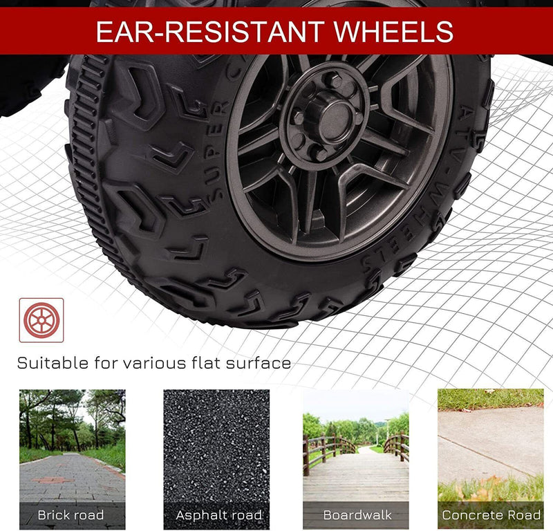 Electric Kids Ride On ATV 4-Wheeler Quad with Music and LED Lights - Perfect Gift for Kids!