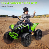 Electric Kids Ride On ATV 4-Wheeler with Music and LED Lights - All-Terrain Fun!