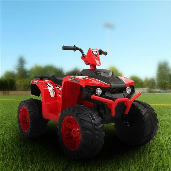 Electric Kids Ride-On ATV with Dual Drive and MP3 Player - 12V 7AH Battery - Summer Edition
