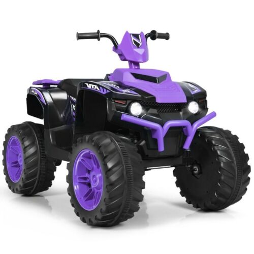 Electric Kids Ride On ATV with Music, LED Lights, and Treaded Tires - Perfect for Toddlers!