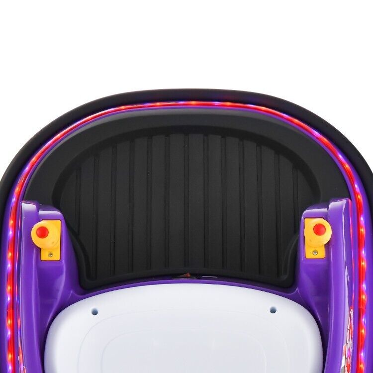 Electric Kids Ride On Bumper Car with Flashing Lights and Remote Control - Perfect Toddler Toy Gift