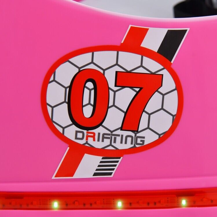 Electric Kids Ride-On Bumper Car with Flashing Lights - Perfect Toddler Gift!