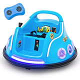 Electric Kids Ride On Bumper Car with Remote Control and Flashing LED Lights - Perfect Gift for Children
